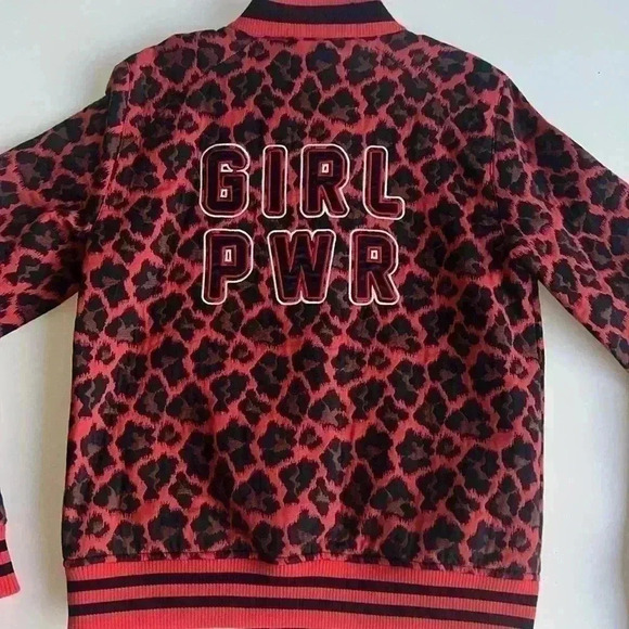 Nik & Nik Girl’s Red Leopard Jacket - Picture 7 of 12